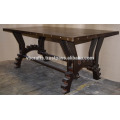 Industrial Metal Dining Table New Design Gear Base